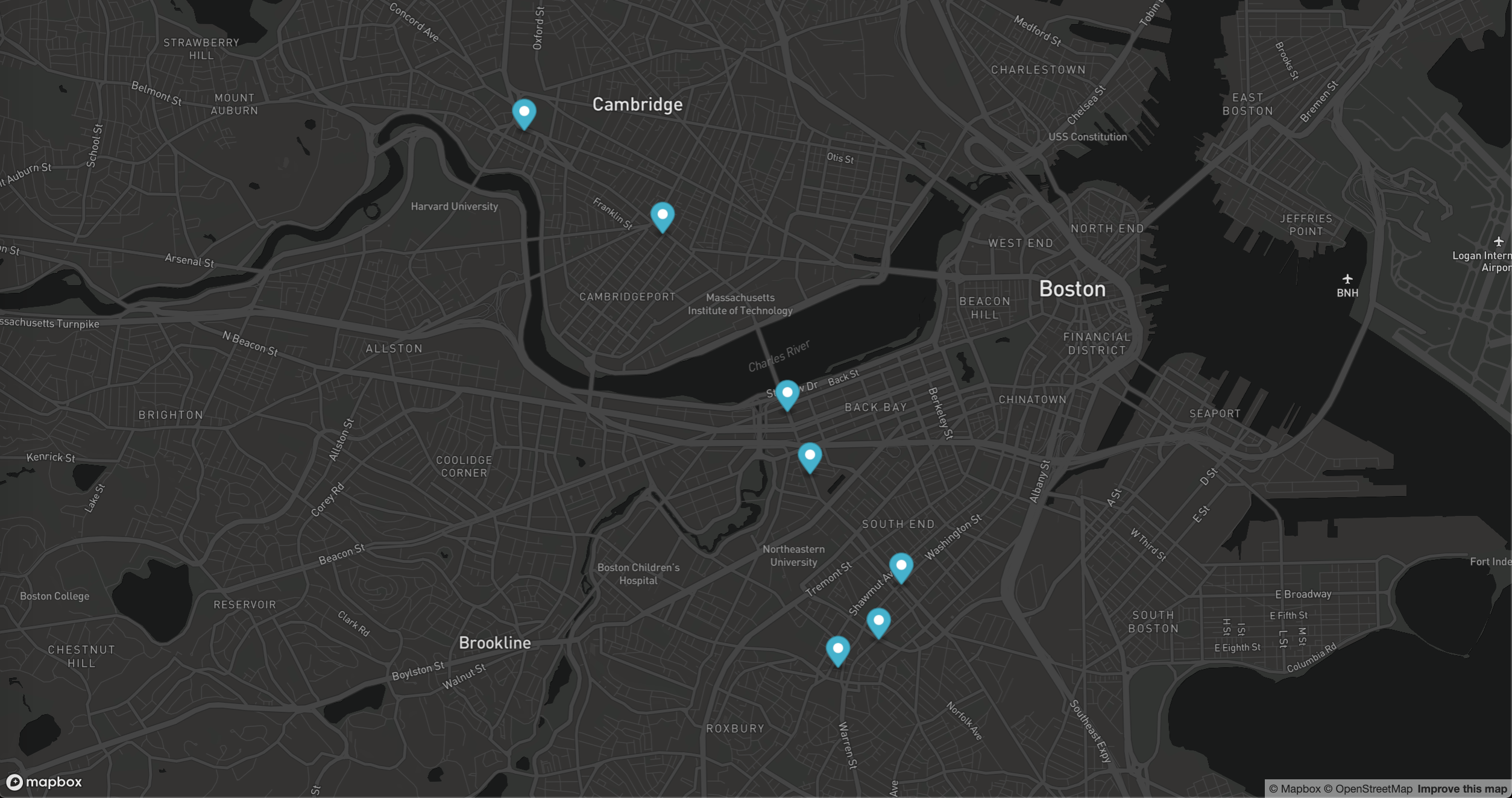 Screenshot of Real Time Bus Tracker assignment